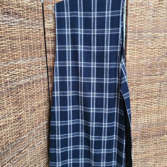 NWT Rebecca Elliot Long Plaid Open Sides Vest Jacket $142.00 Scotland Design - Picture 5 of 7